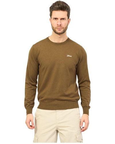 Guess Round-Neck Knitwear - Green