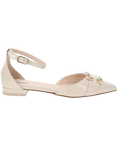 Nero Giardini Shoes > sandals > flat sandals - Blanc