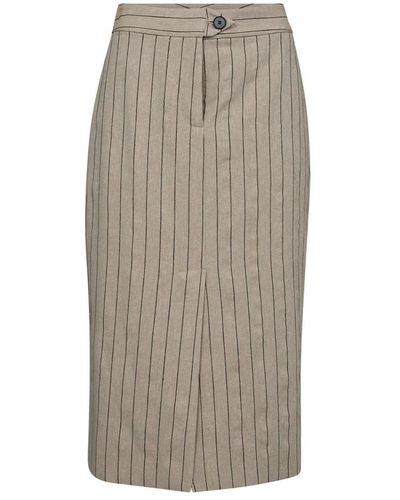 co'couture Skirts > midi skirts - Gris