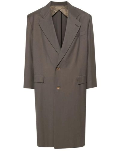 Magliano Coats > single-breasted coats - Marron