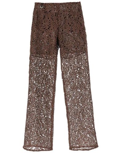 Saks Potts Wide trousers - Marrón