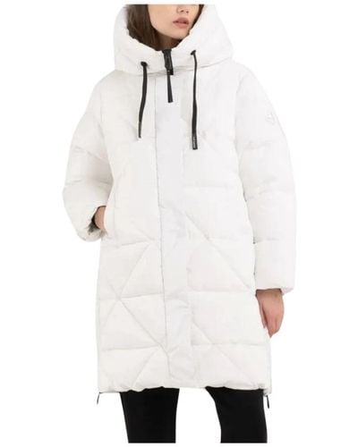 Replay Down Jackets - White
