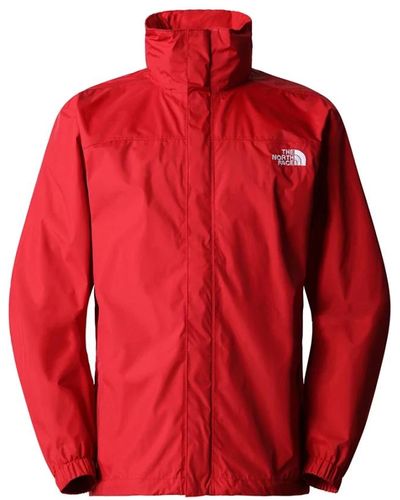 The North Face Giacca resolve meow rosso impermeabile