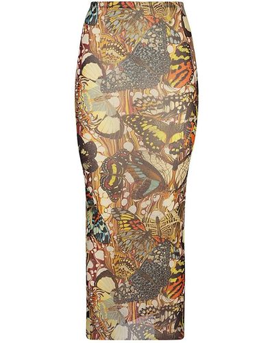 Jean Paul Gaultier Midi Skirts - Natural