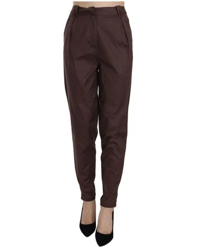 Just Cavalli Tapered Trousers - Brown