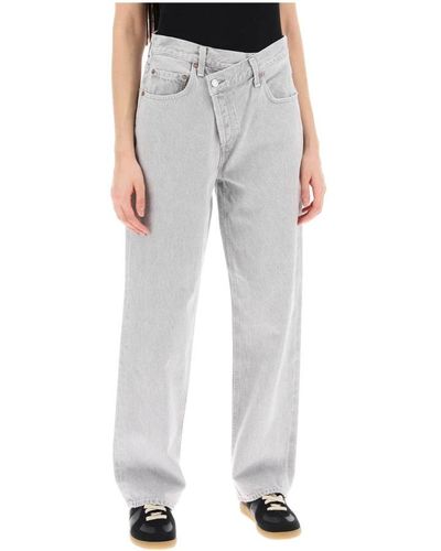 Agolde Straight Jeans - Gray