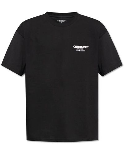Carhartt Bedrucktes t-shirt - Schwarz
