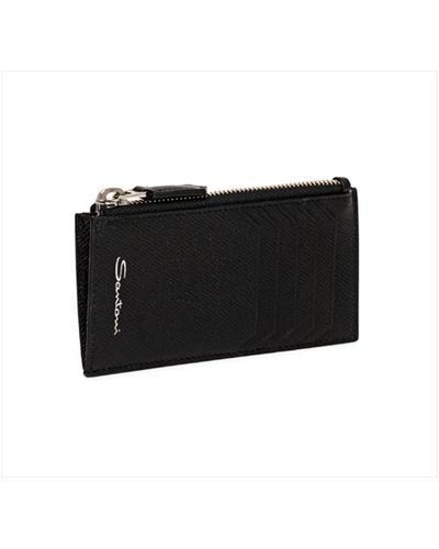 Santoni Wallets & cardholders - Nero