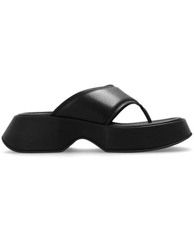 Vic Matié Shoes > flip flops & sliders > flip flops - Noir