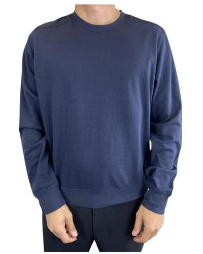 Aspesi Marineblauer sweatshirt mit schulterdetail