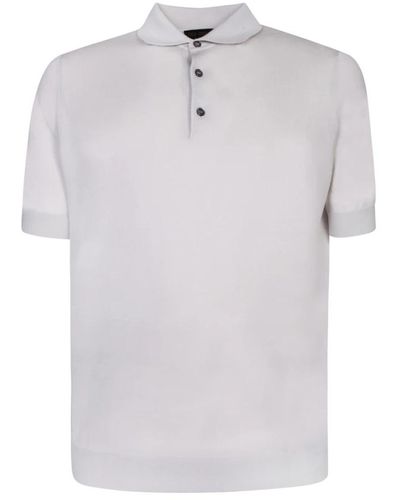 Dell'Oglio Tops > polo shirts - Blanc