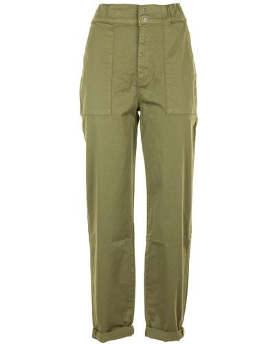 Reiko Trousers > straight trousers - Vert