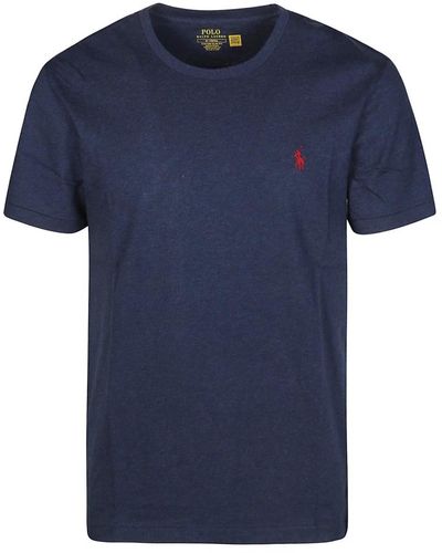 Ralph Lauren Klassisches basic t-shirt - Blau
