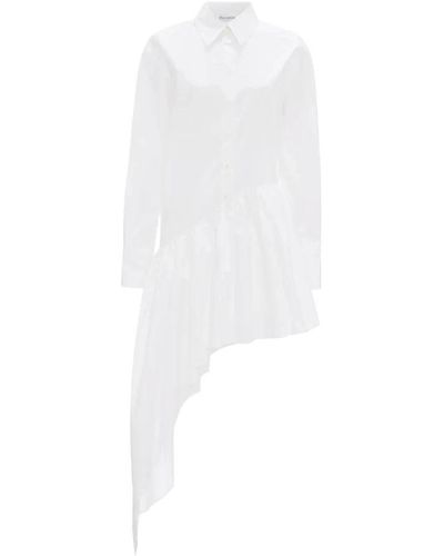 JW Anderson Shirt Dresses - White