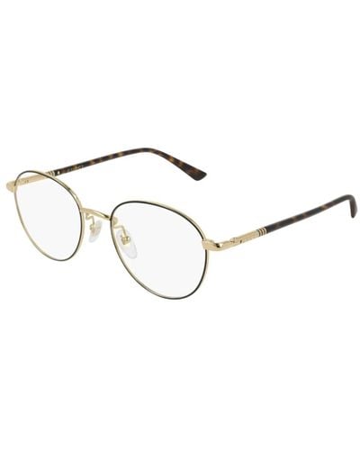 Gucci Montura gafas oro negro - Multicolor
