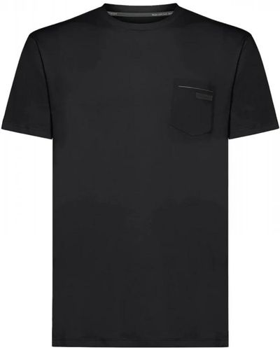 Rrd Monocolore t-shirt mit surflex® tasche - Schwarz