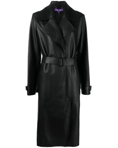 Ralph Lauren Coats > belted coats - Noir
