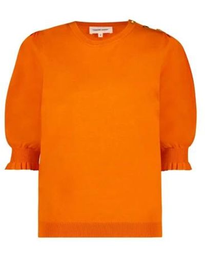 FABIENNE CHAPOT Round-Neck Knitwear - Orange
