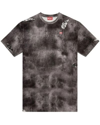 DIESEL Stylishe t-shirts für männer und frauen - Grau