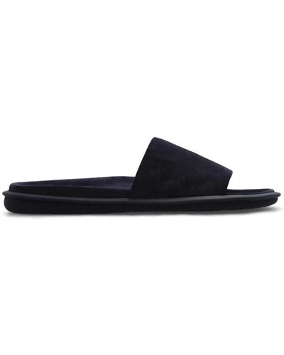 Giorgio Armani Shoes > flip flops & sliders > sliders - Bleu