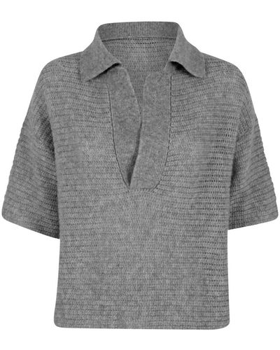 LU REN Polo Shirts - Grey