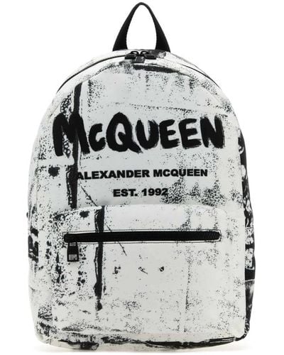 Alexander McQueen Backpacks - Gray