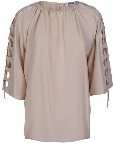 Mauro Grifoni Blouses - Brown