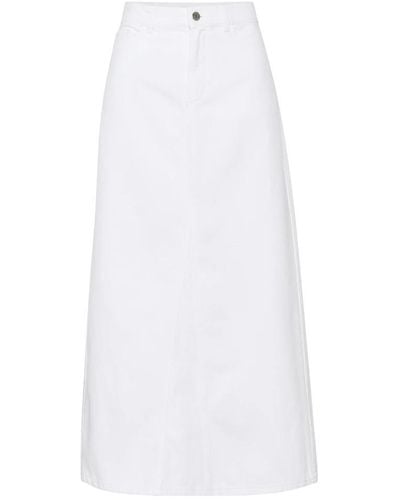 Gestuz Denim Skirts - White