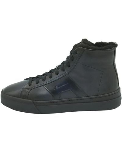 Santoni Shoes > sneakers - Noir