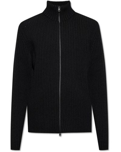 Norse Projects Gerippter cardigan - Schwarz