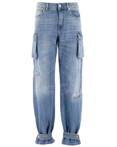 Ermanno Scervino Jeans larges - Bleu