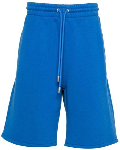 Off-White c/o Virgil Abloh Shorts > casual shorts - Bleu