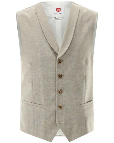 CLUB of GENTS Suit Vests - Grey