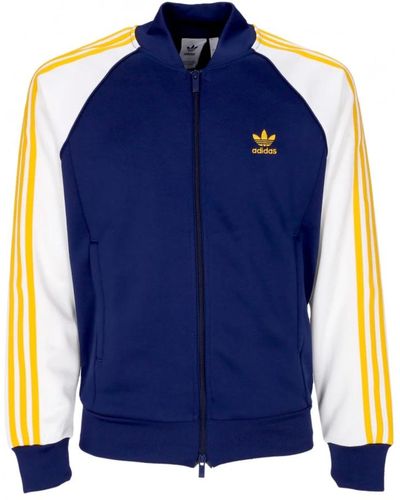 adidas Dunkelblau crew tracktop streetwear