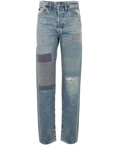 Ralph Lauren Jeans de mujer con parches - Azul