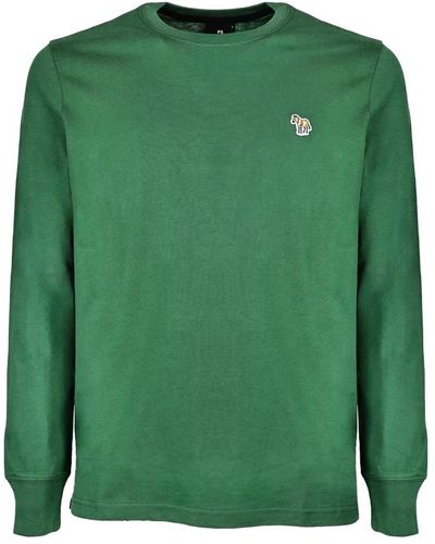 PS by Paul Smith Round-Neck Knitwear - Green