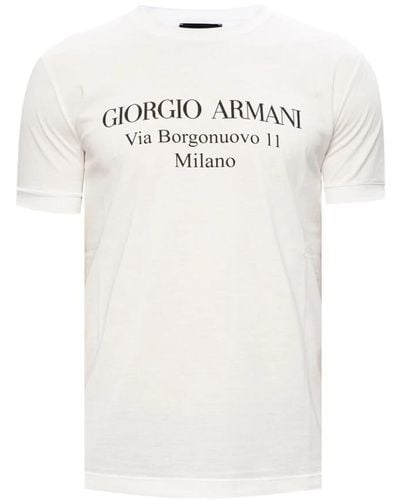 Giorgio Armani Logo t-shirt - Weiß
