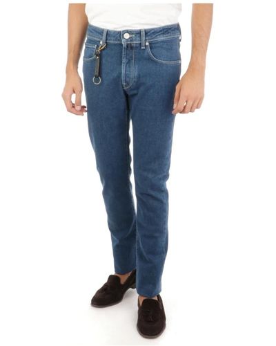 Incotex Slim-fit denim jeans - Blu