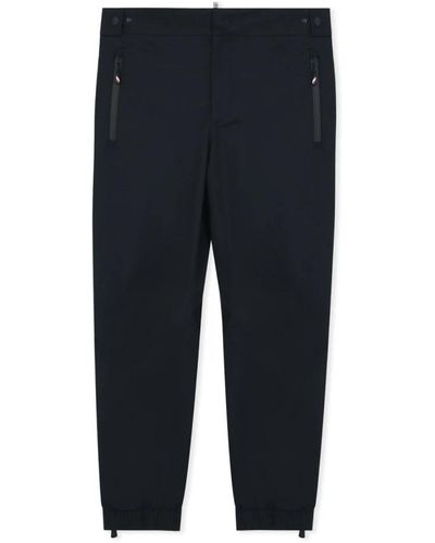 Moncler Straight Trousers - Blue