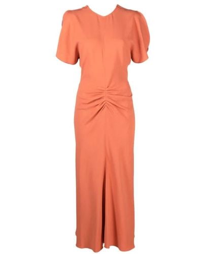 Victoria Beckham Maxi Dresses - Orange