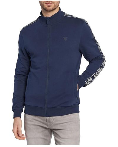 Guess Sweatshirts & hoodies > zip-throughs - Bleu