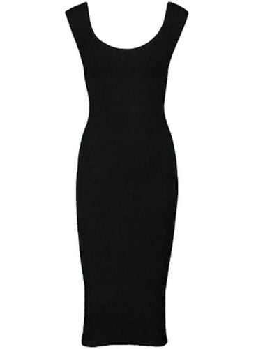 Hunza G Short Dresses - Black