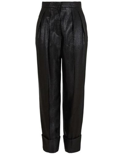 Giorgio Armani Trousers > cropped trousers - Noir
