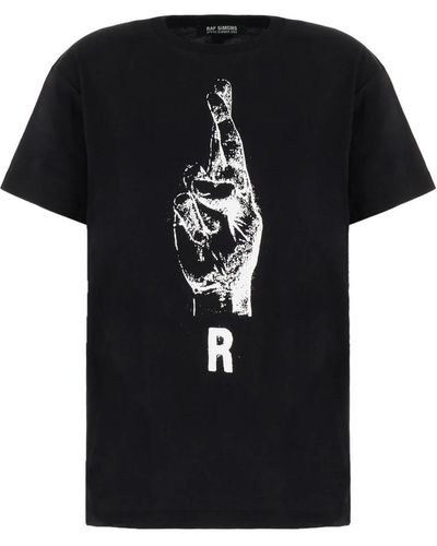 Raf Simons Klassisches t-shirt - Schwarz