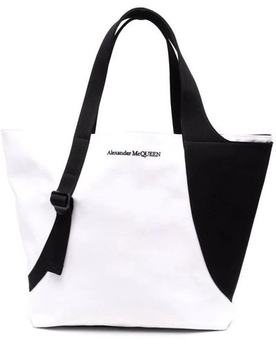 Alexander McQueen Tote Bags - Black