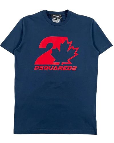 DSquared² T-Shirts - Blau