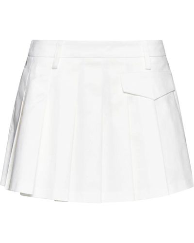 Blanca Vita Short Skirts - White