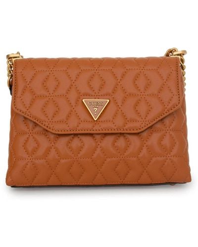 Guess Bags satchel cuoio - Marrone