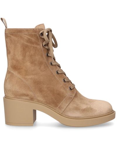 Gianvito Rossi Lace-Up Boots - Brown