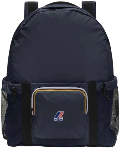 K-Way Backpacks - Blue